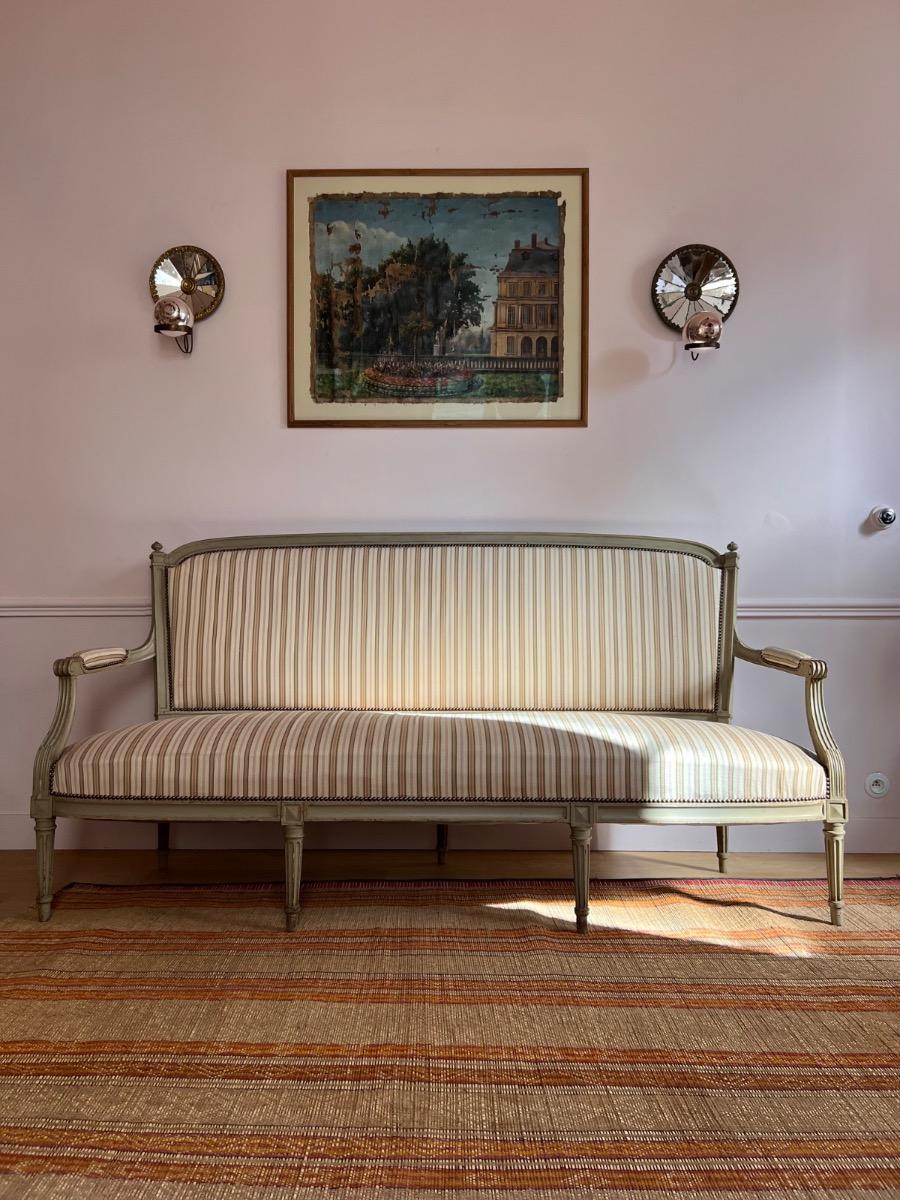 Large Louis XVI style sofa