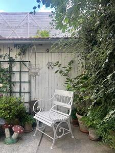 Large fauteuil de jardin XIXème