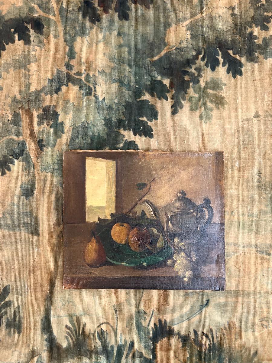 Nature morte huile sur toile 1930