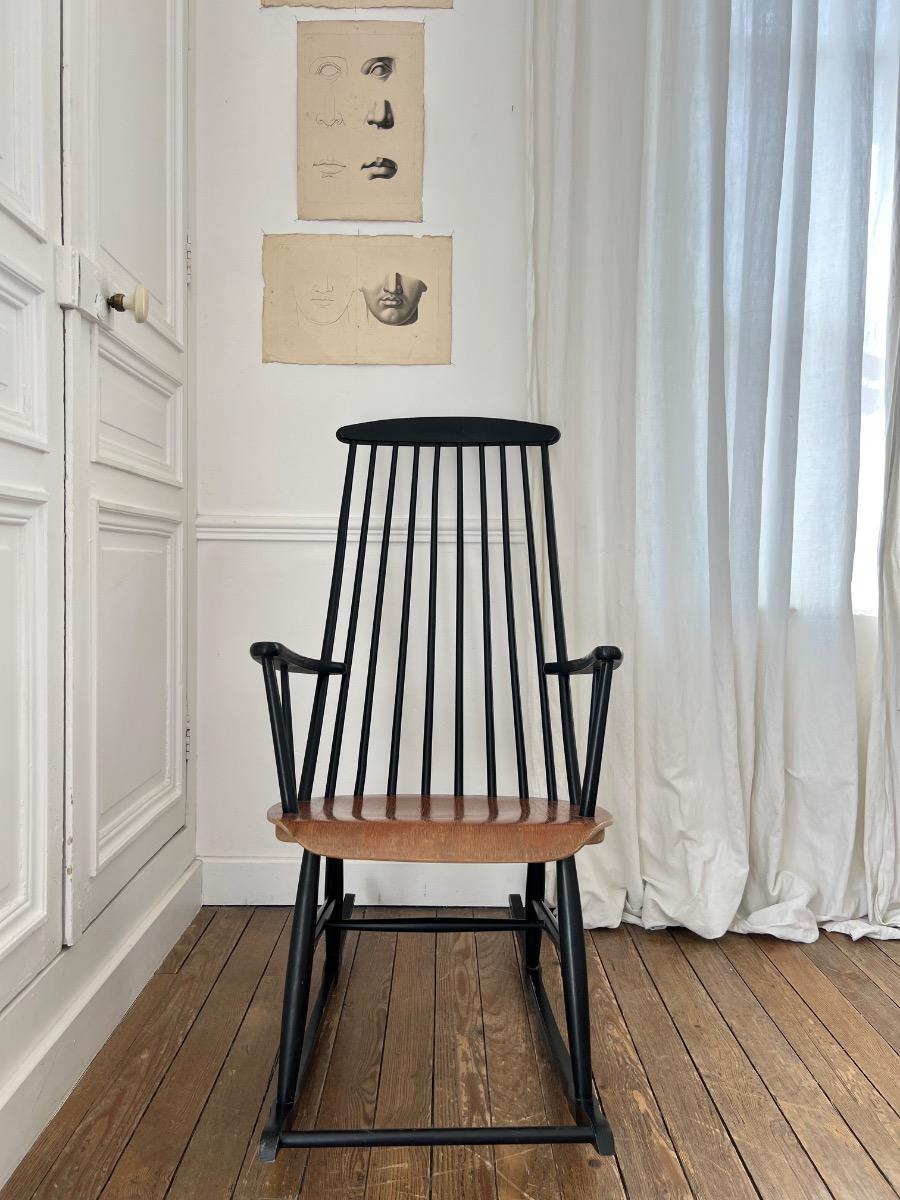Fauteuil à bascule Tapiovaara 1960