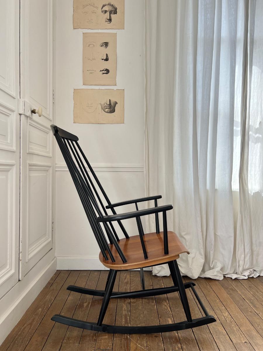 Fauteuil à bascule Tapiovaara 1960