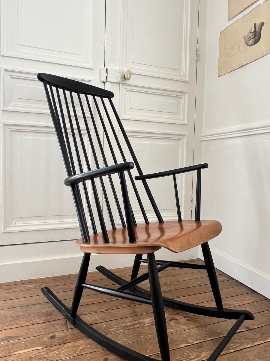 Fauteuil à bascule Tapiovaara 1960