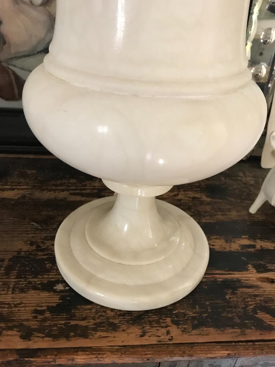 Alabaster lamp.