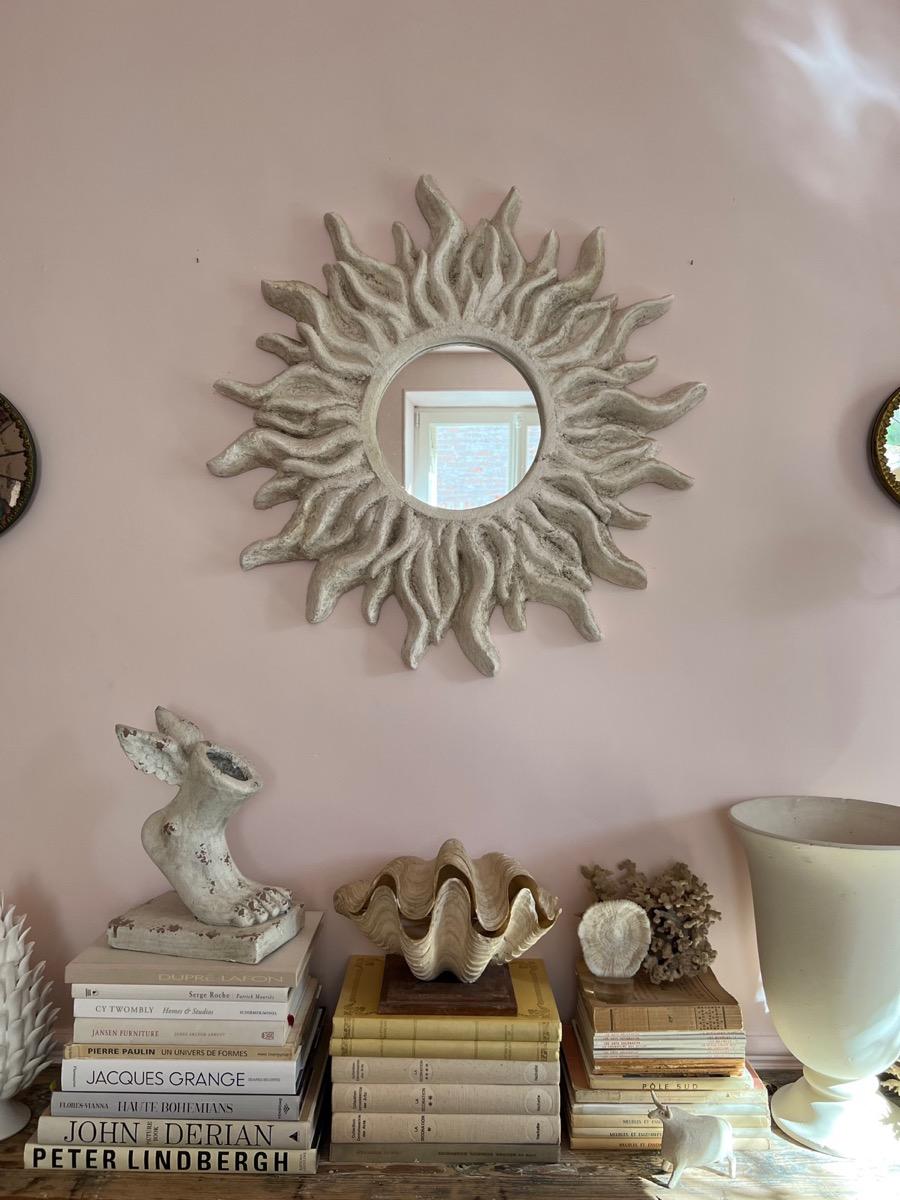 Large plaster mirror Large plaster mirror
