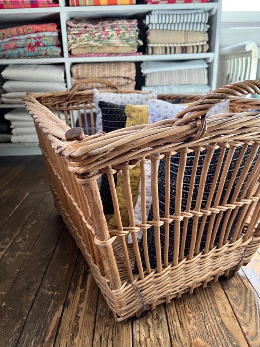 Large wicker basket