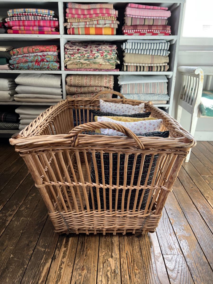 Large wicker basket