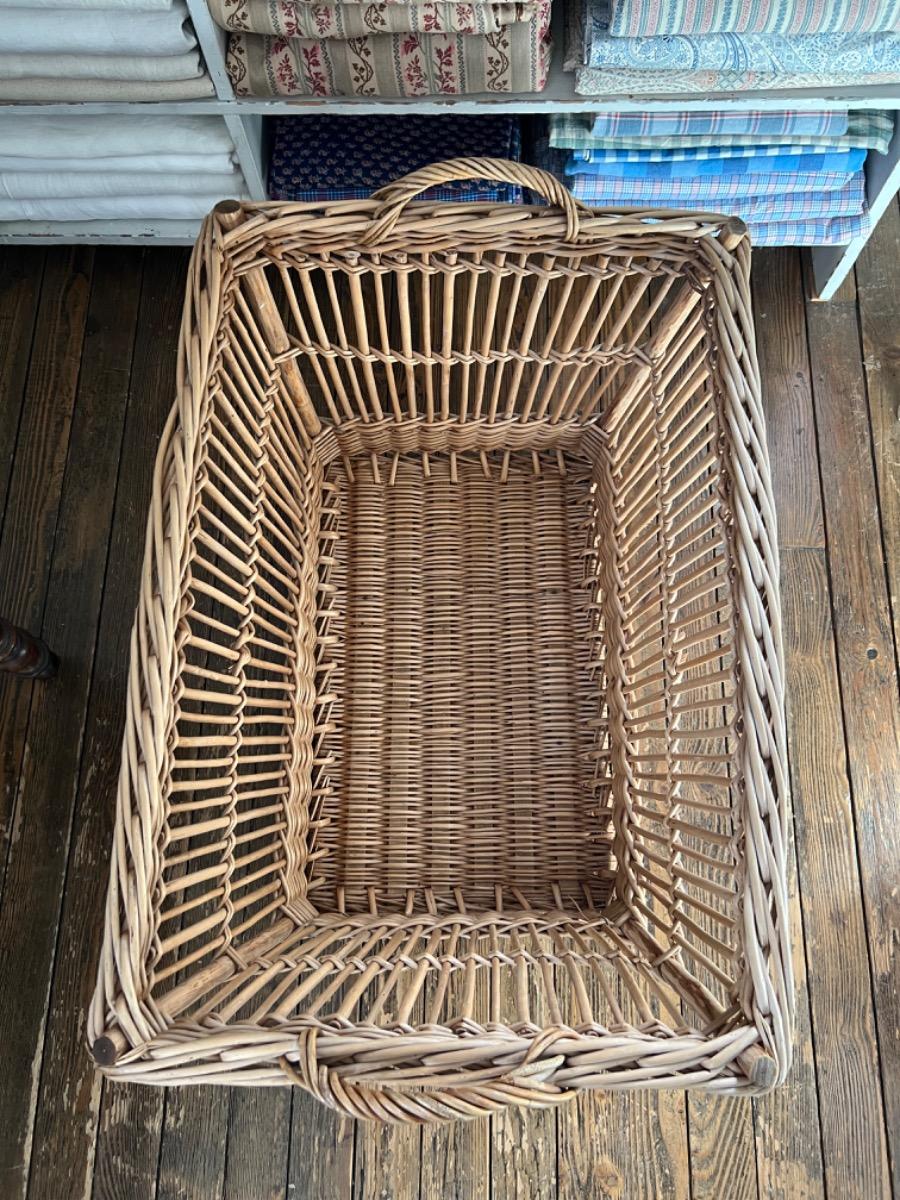 Large wicker basket