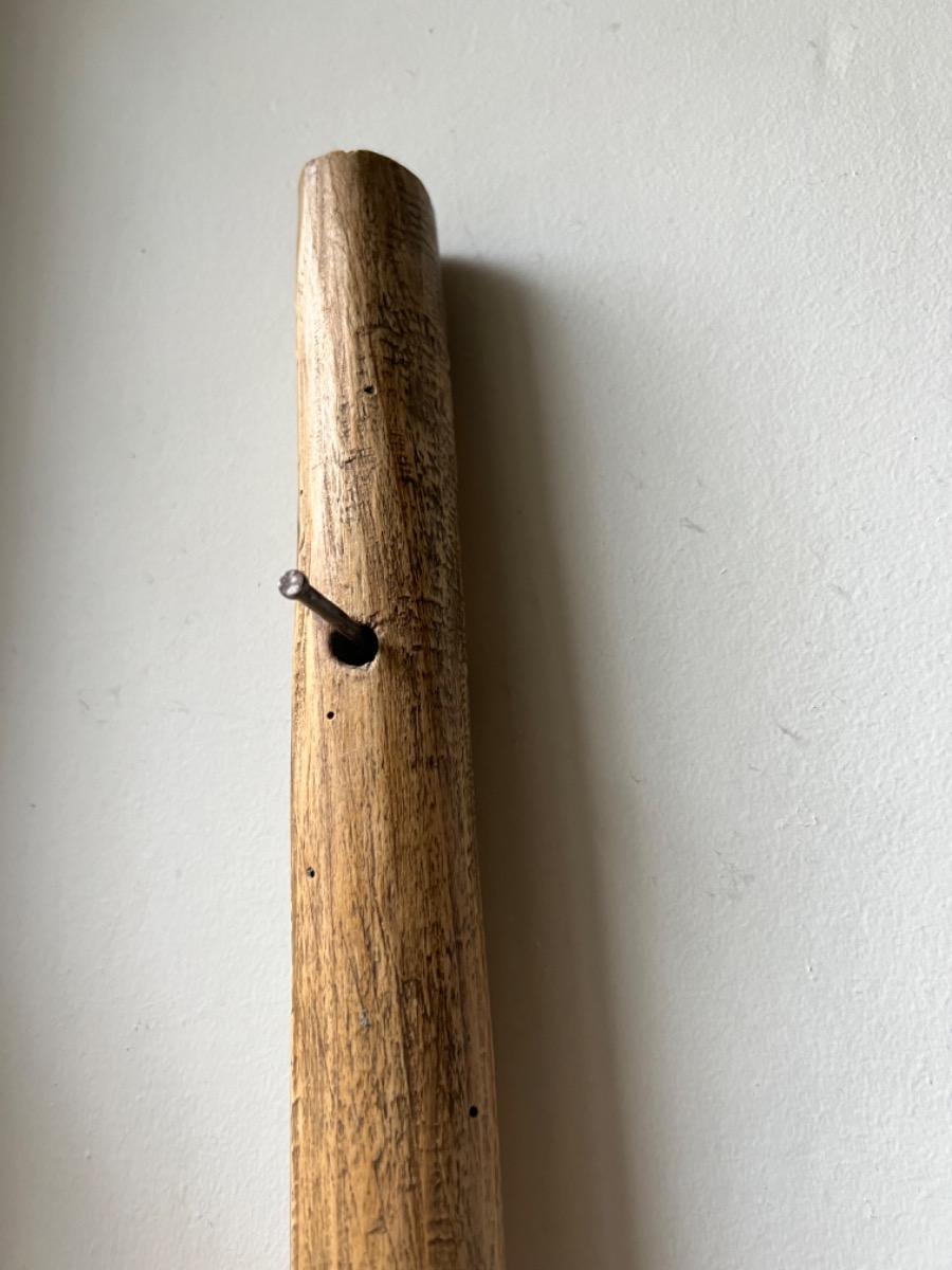 Huge primitive wooden spoon