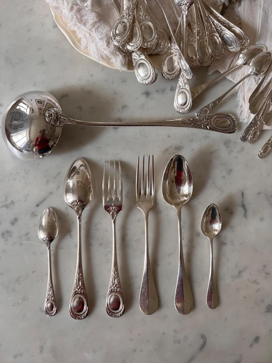 Cutlery set by Christofle / 37 pieces 