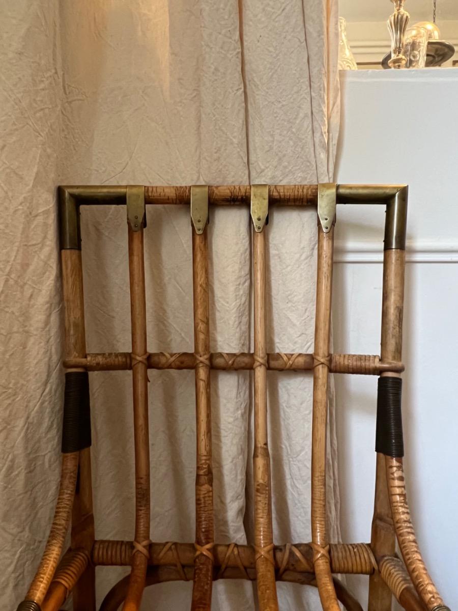 Brass and bamboo set 