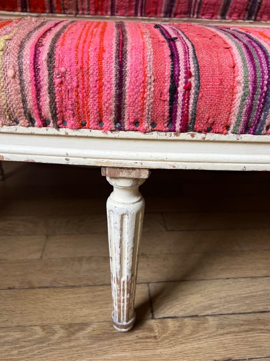 Banquette XVIIIème garniture haïk