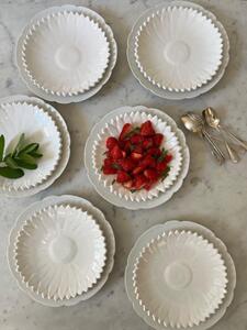 Service 6 assiettes dessert Vallauris 1960