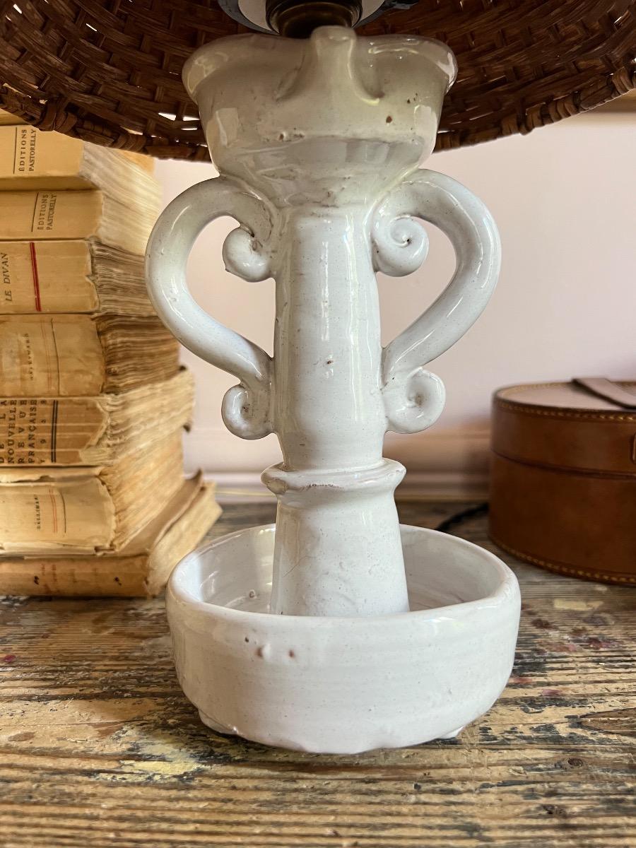 Lampe céramique 1950