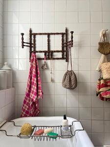 Porte-manteau ajustable bois tourné 