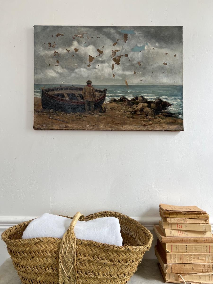 Huile sur toile XIXème, Ernest Honnorat