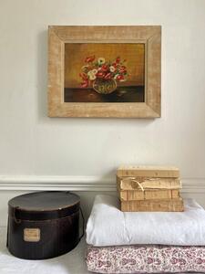 Tableau encadré bouquet 1940