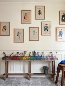 Table expérimentale de peintre
