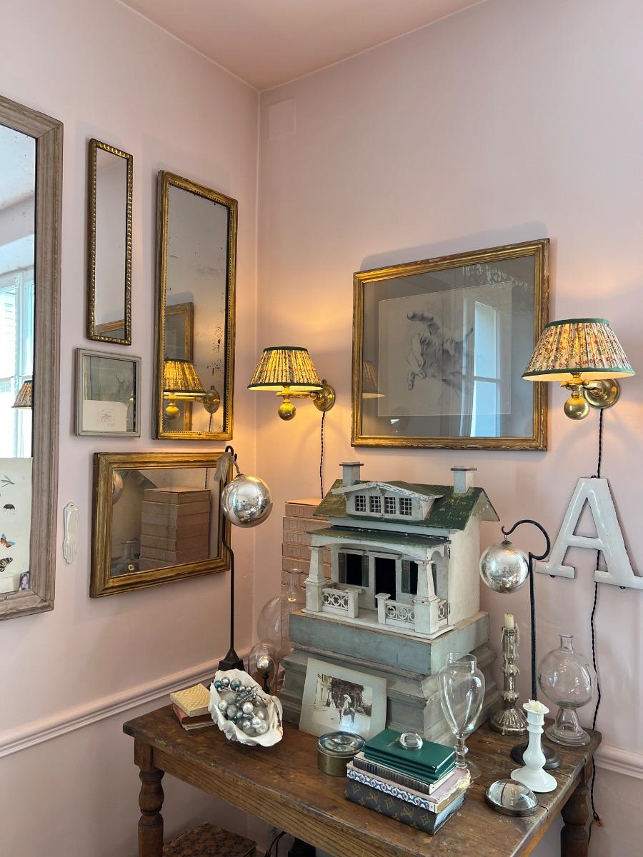 Paire d’appliques mobiles bronze 1920