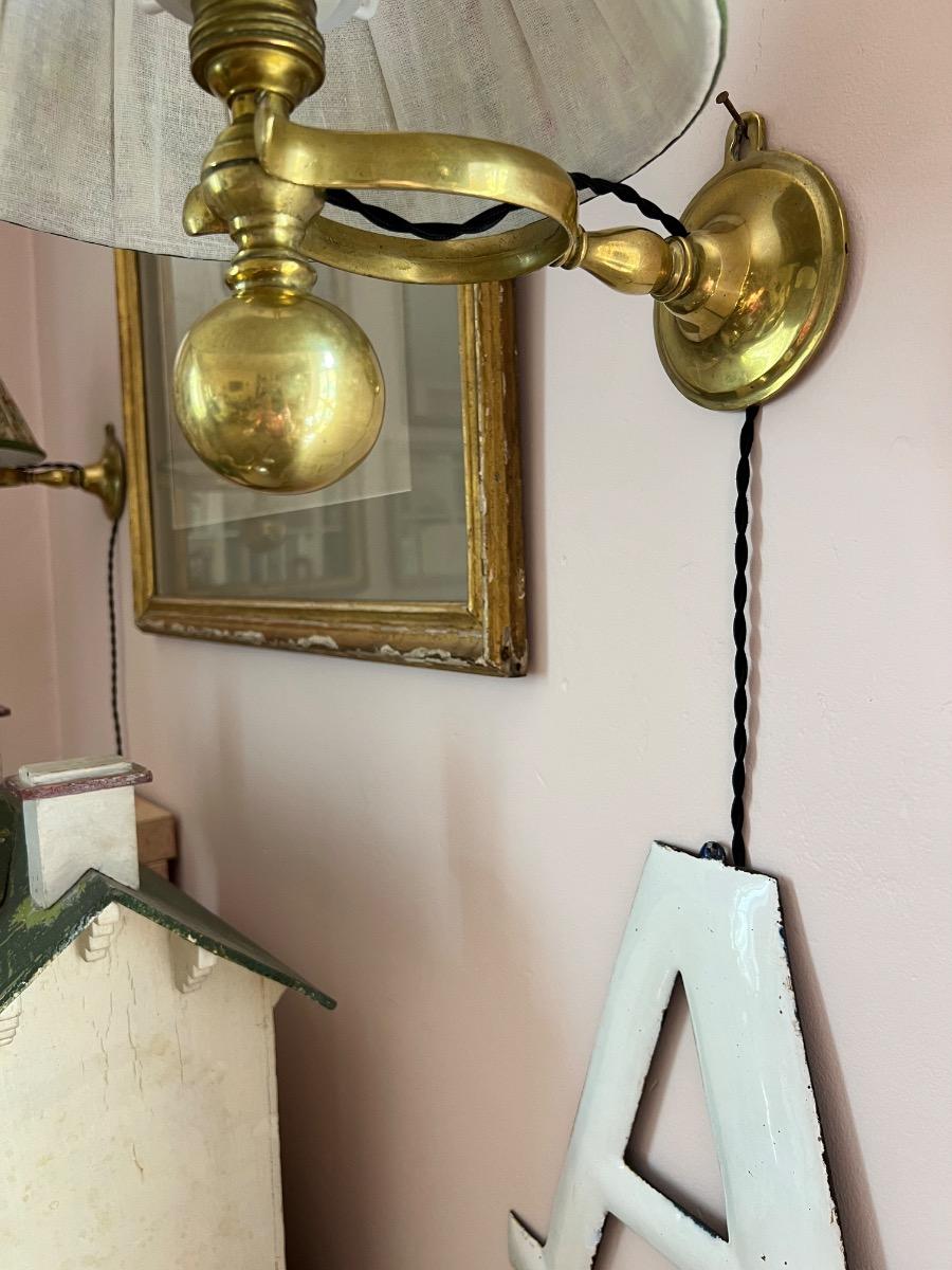 Paire d’appliques mobiles bronze 1920
