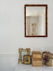 Miroir bois façon bambou 1900