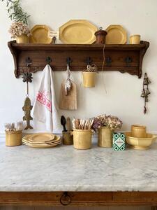 Porte-accessoires chêne brut 1900