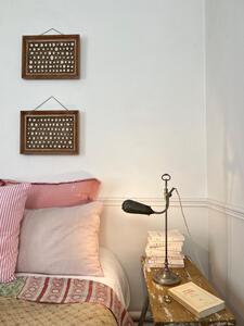 Lampe ajustable acier nickelé 1920