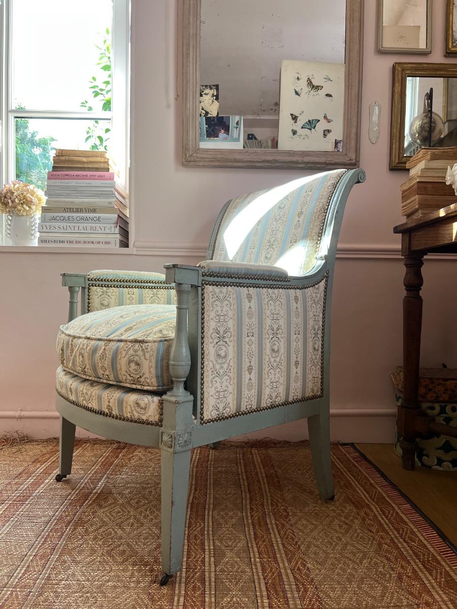 Large bergère époque Directoire 