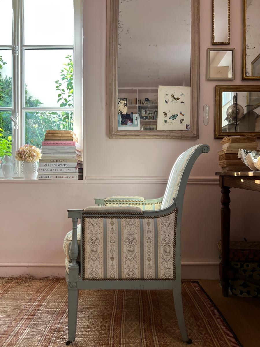 Large bergère époque Directoire 