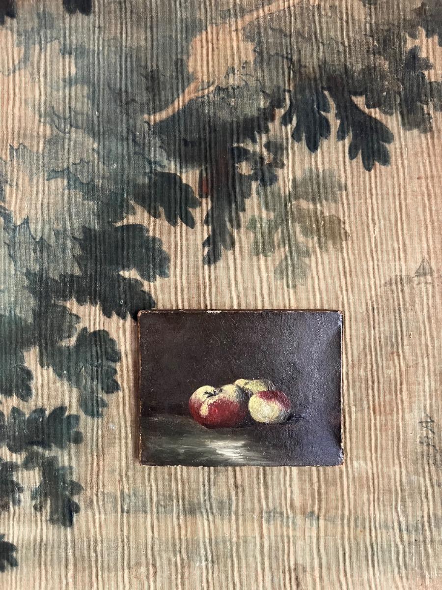 Nature morte XIXème huile sur toile