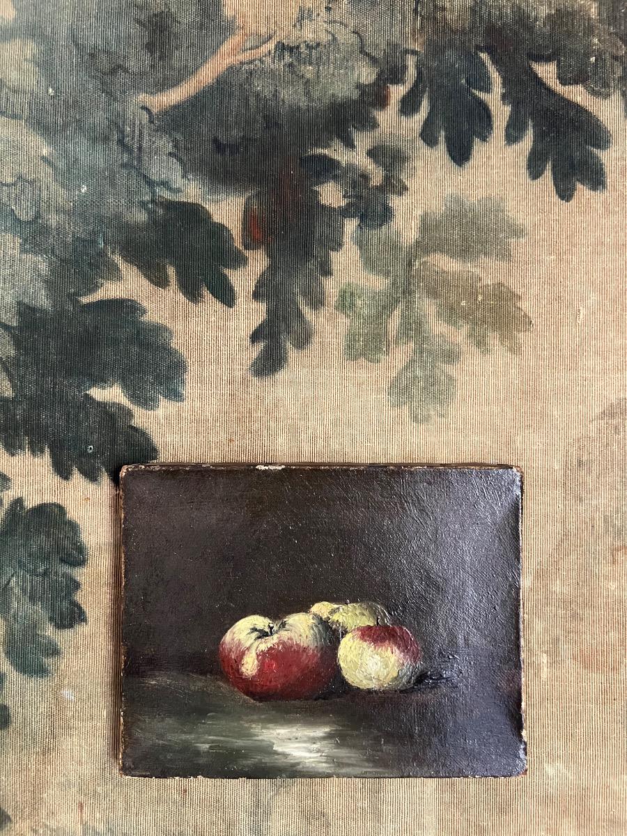Nature morte XIXème huile sur toile