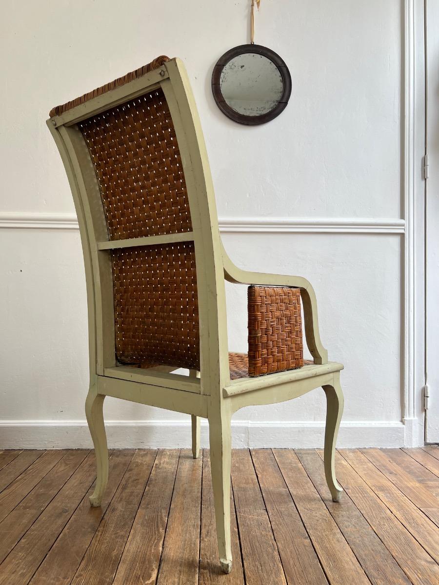 Fauteuil vannerie 1930