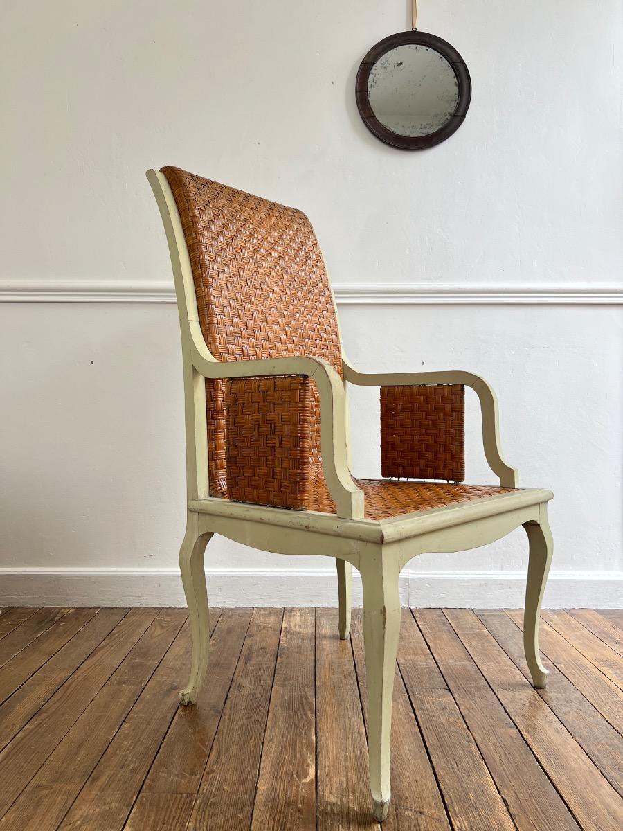 Fauteuil vannerie 1930