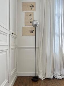 Lampe de parquet métal 1960