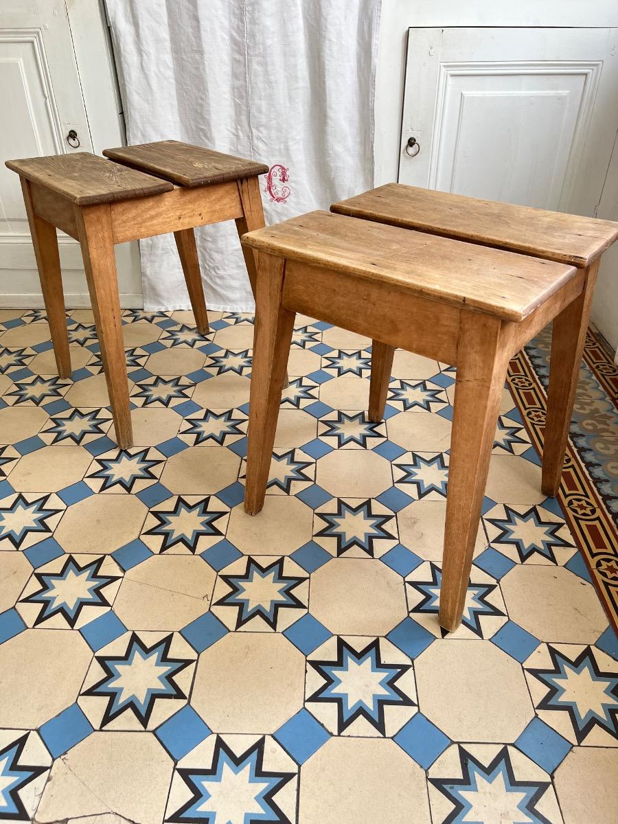 Paire de tabourets 1950