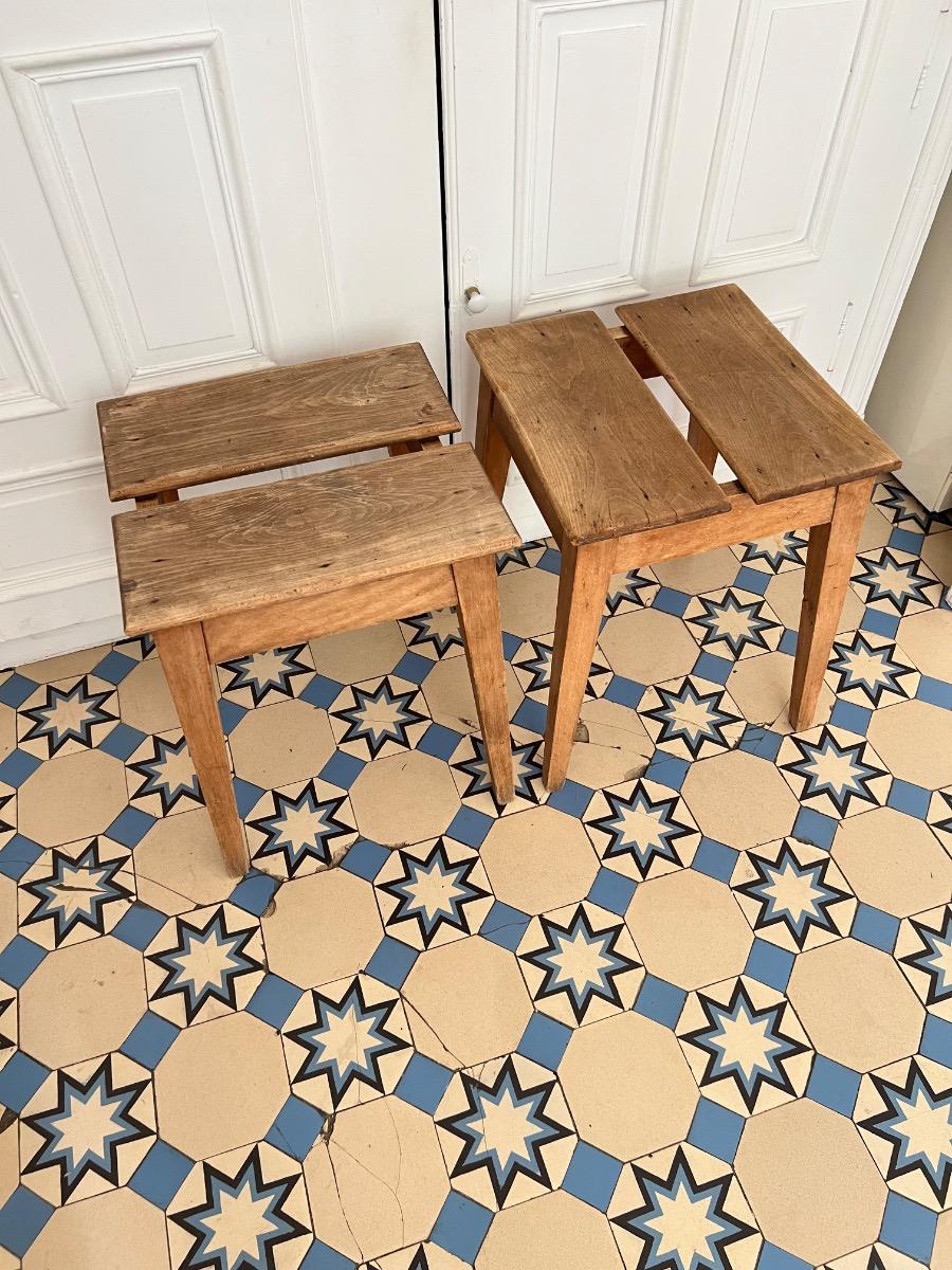 Paire de tabourets 1950