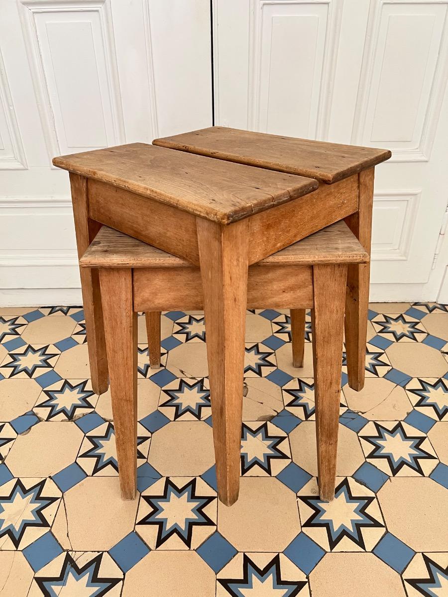 Paire de tabourets 1950