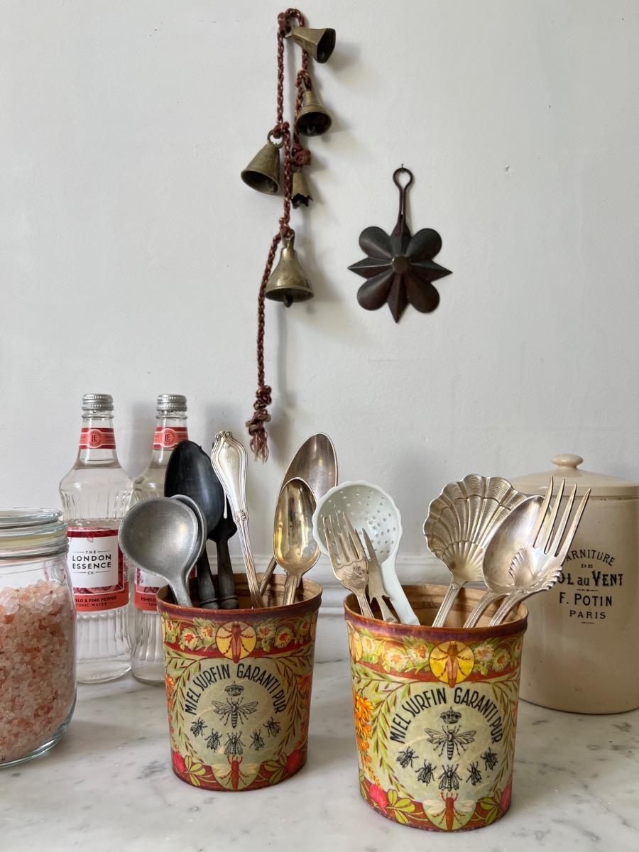 Paire de pots à miel 1910