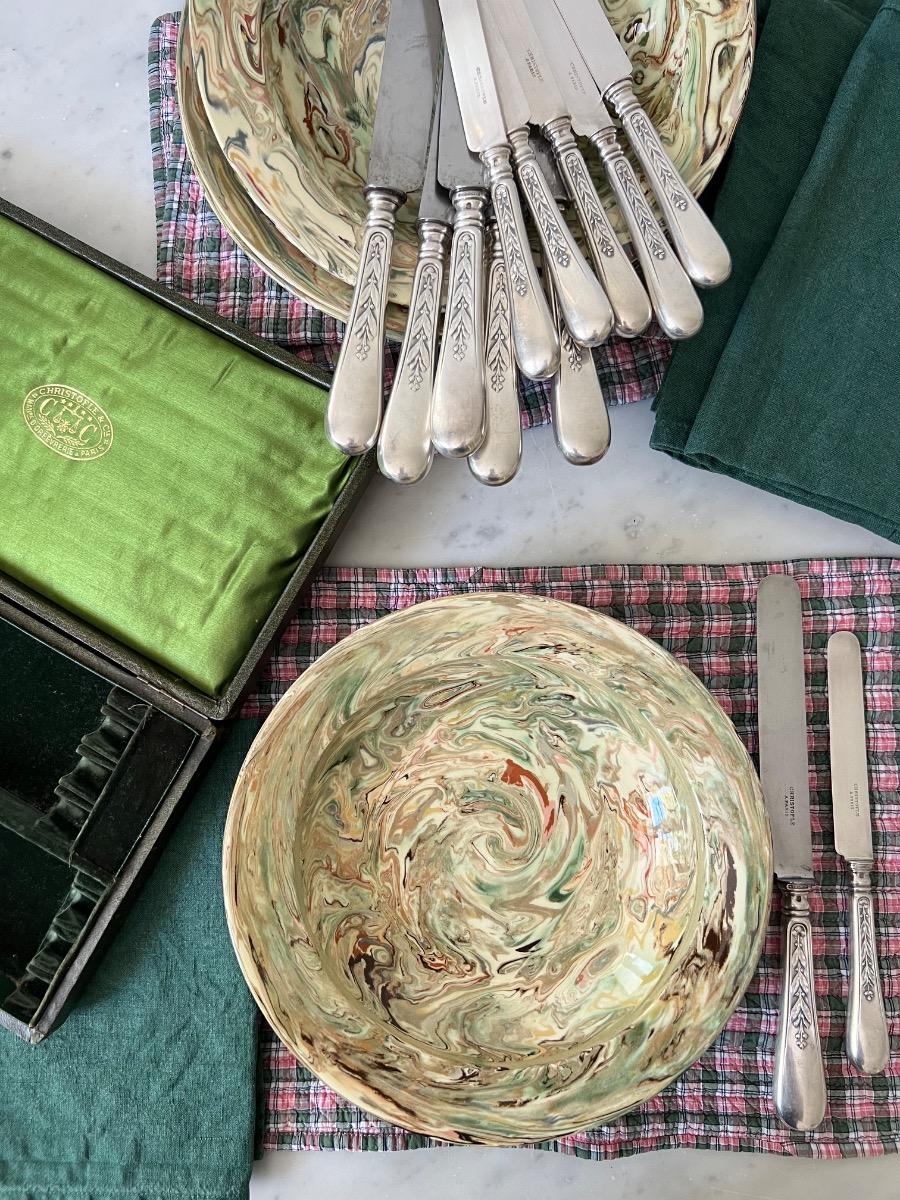 Service couteaux Christofle 6+6