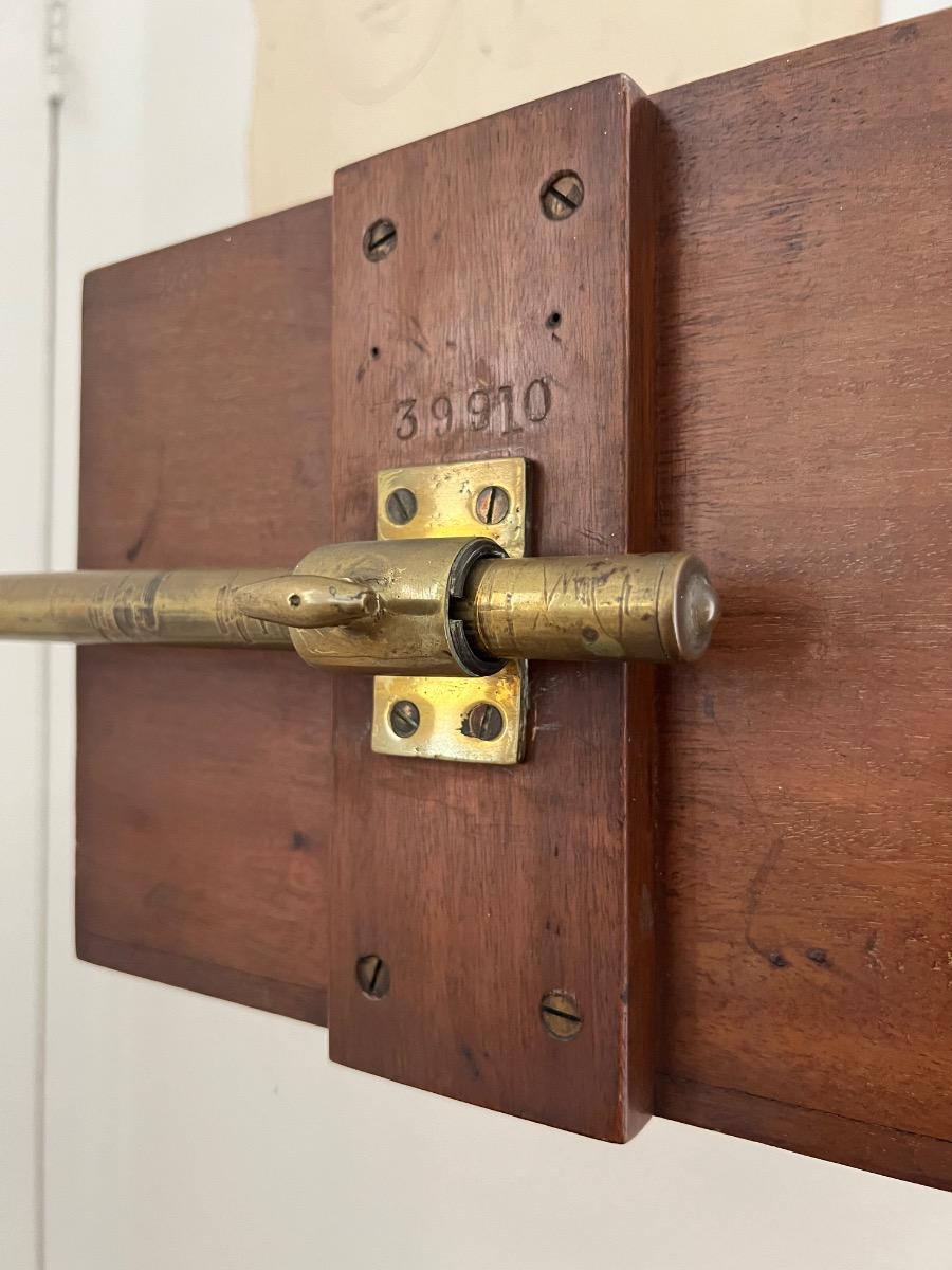 Liseuse ajustable bronze fonte noyer 1900
