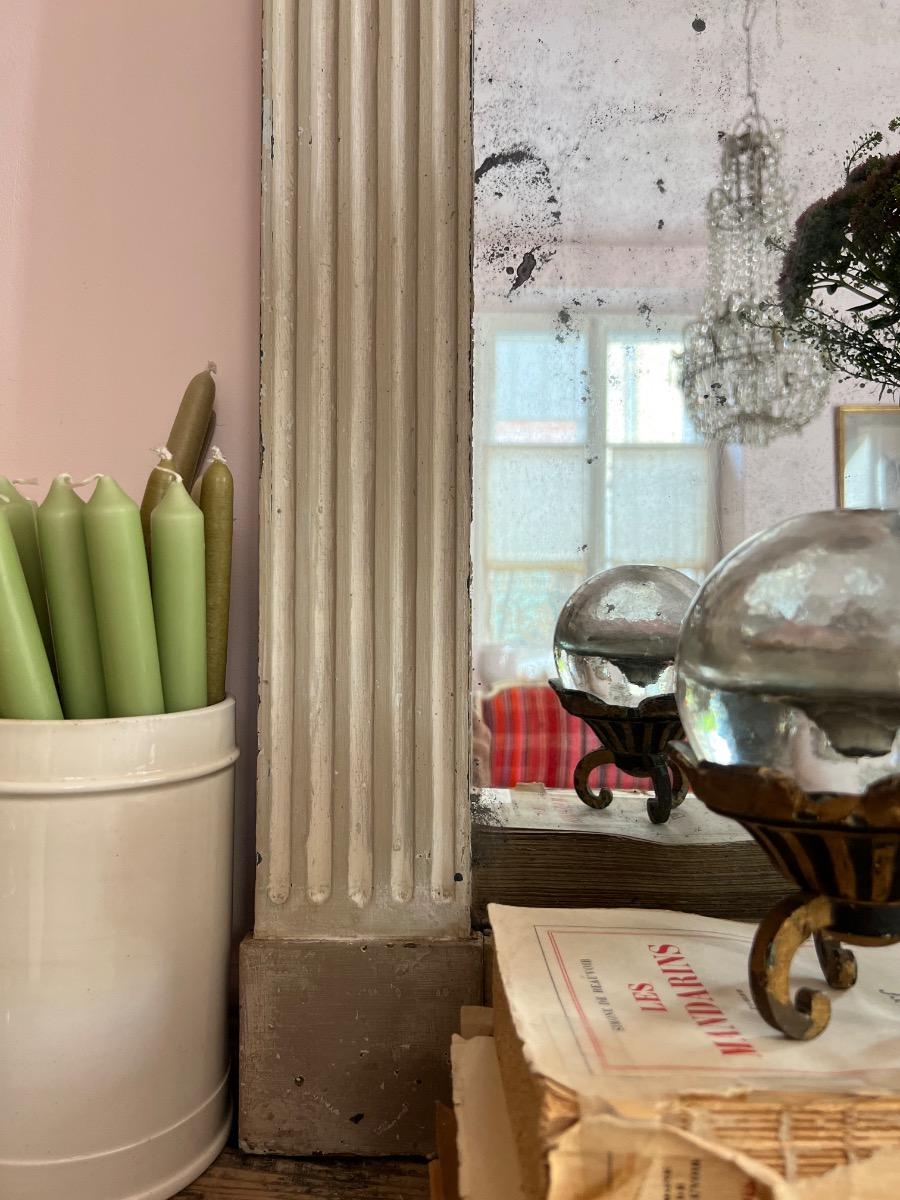 Miroir époque LXVI décor étoiles 