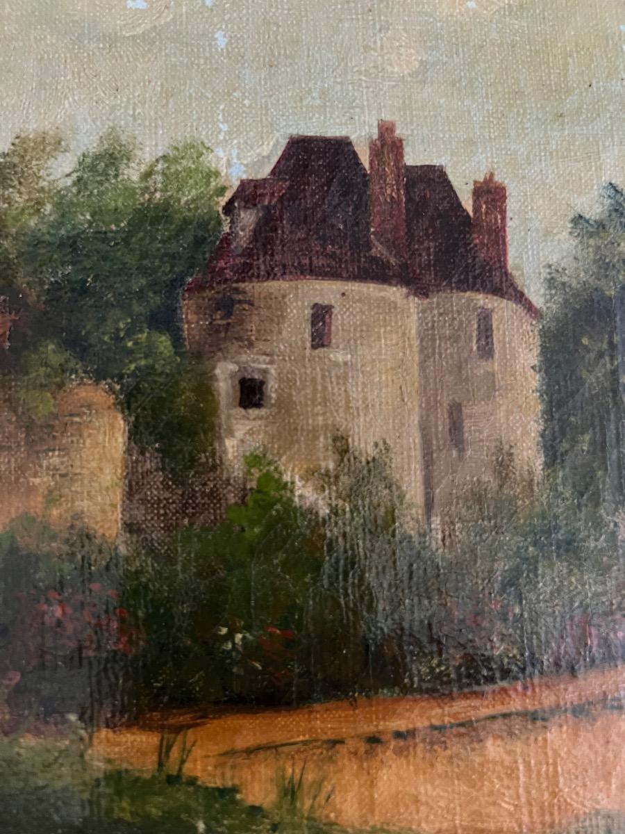 Huile sur toile XIXème