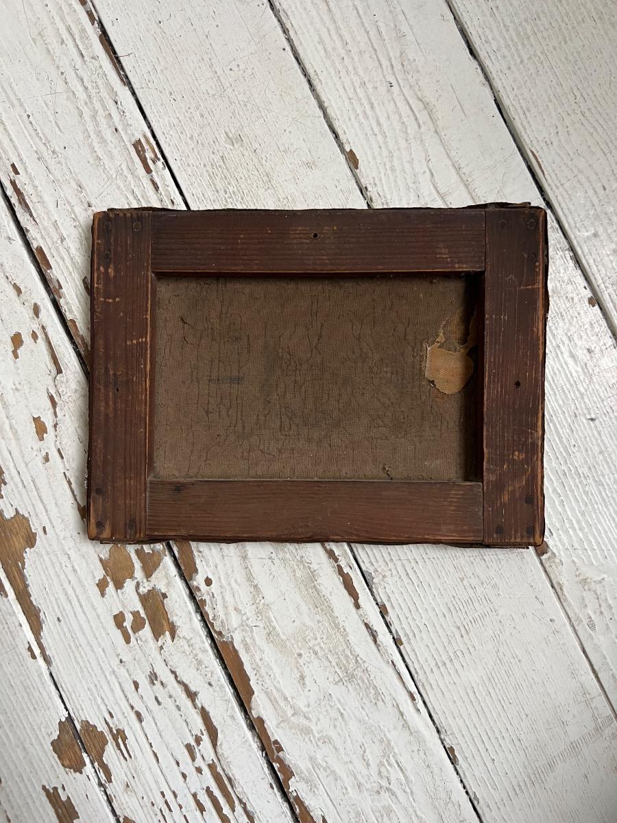 Huile sur toile XIXème