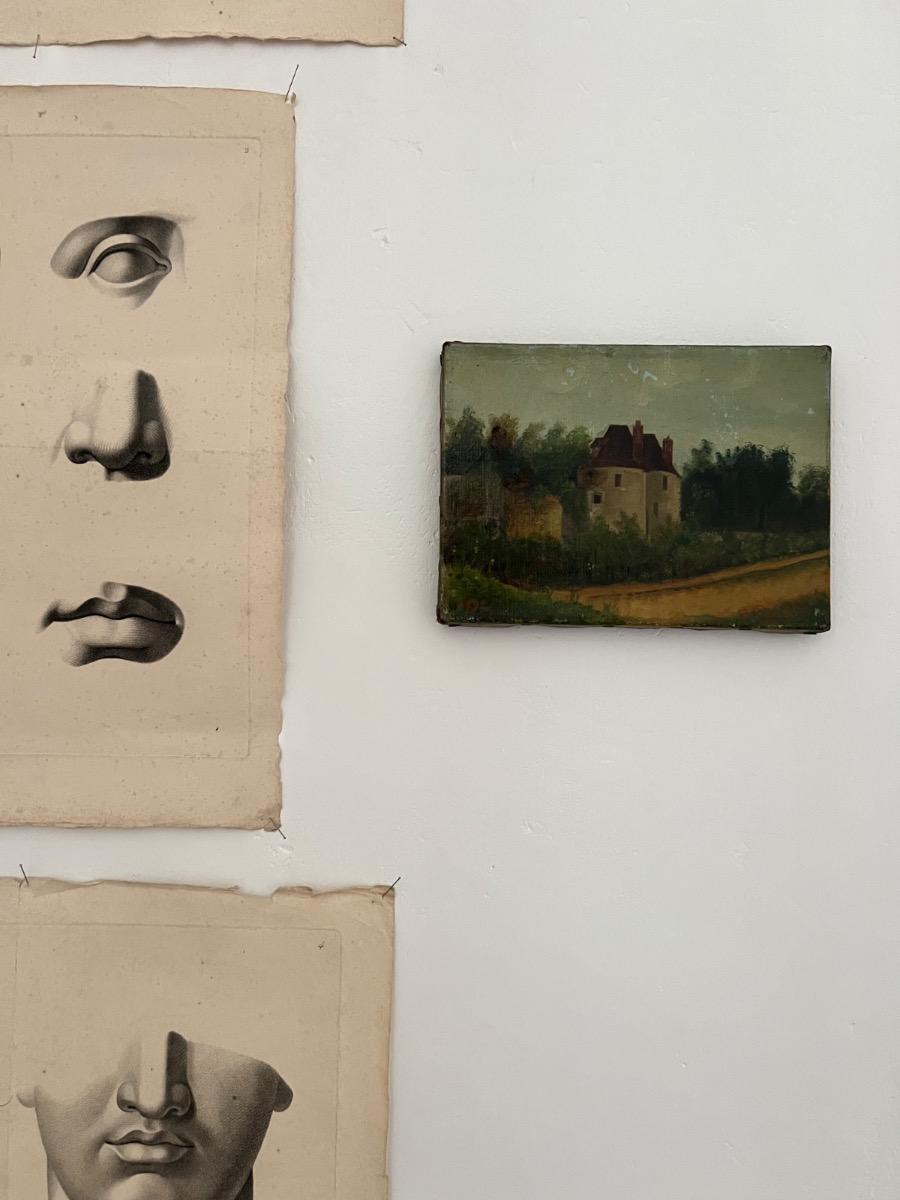 Huile sur toile XIXème