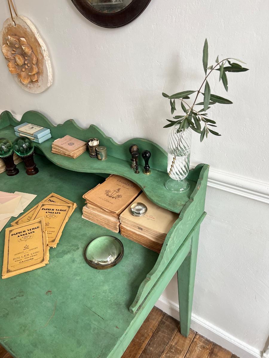 Bureau à gradin patine d’origine 1920