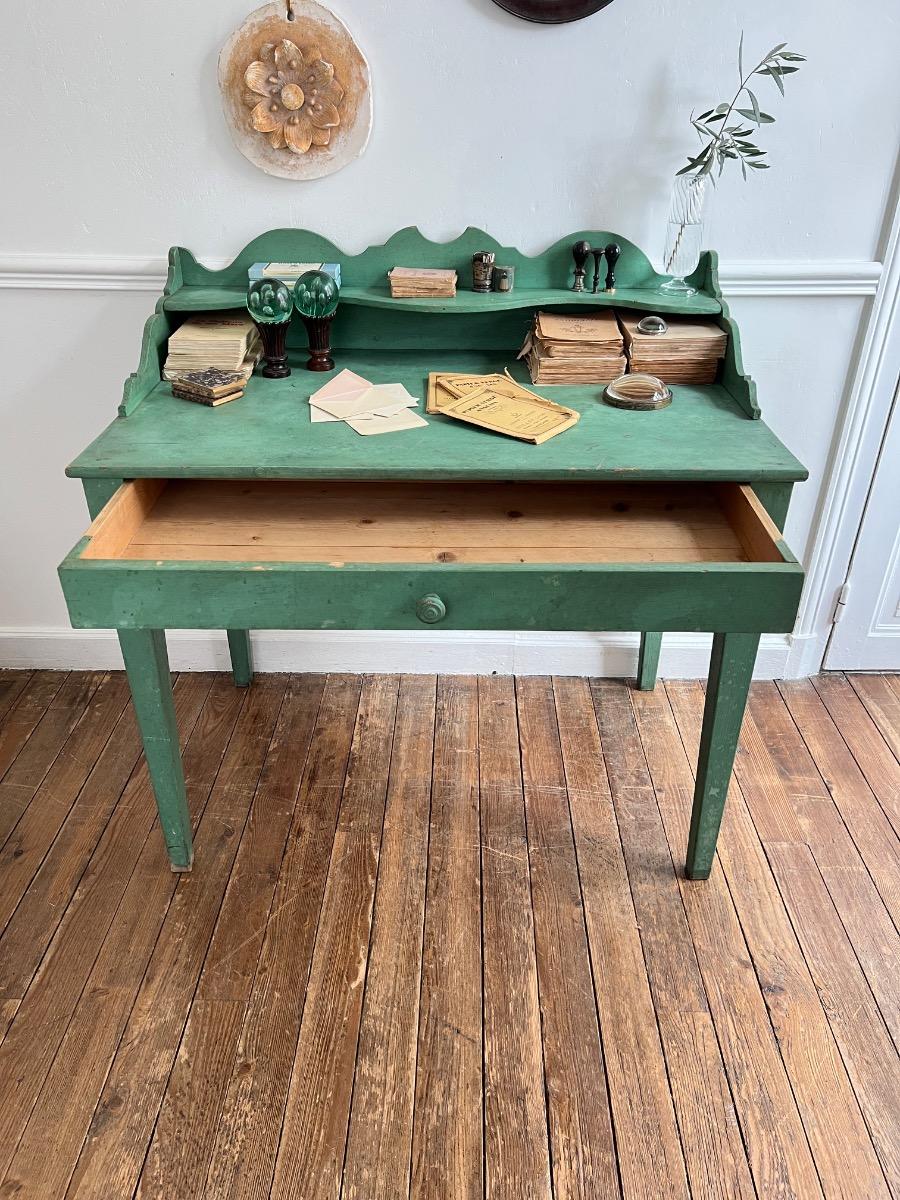 Bureau à gradin patine d’origine 1920