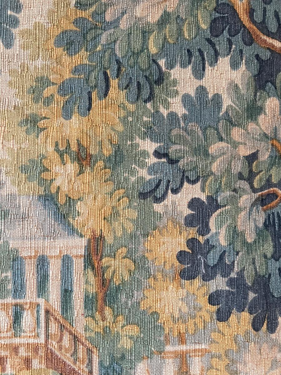 Verdure, réplique de tapisserie Aubusson 1940