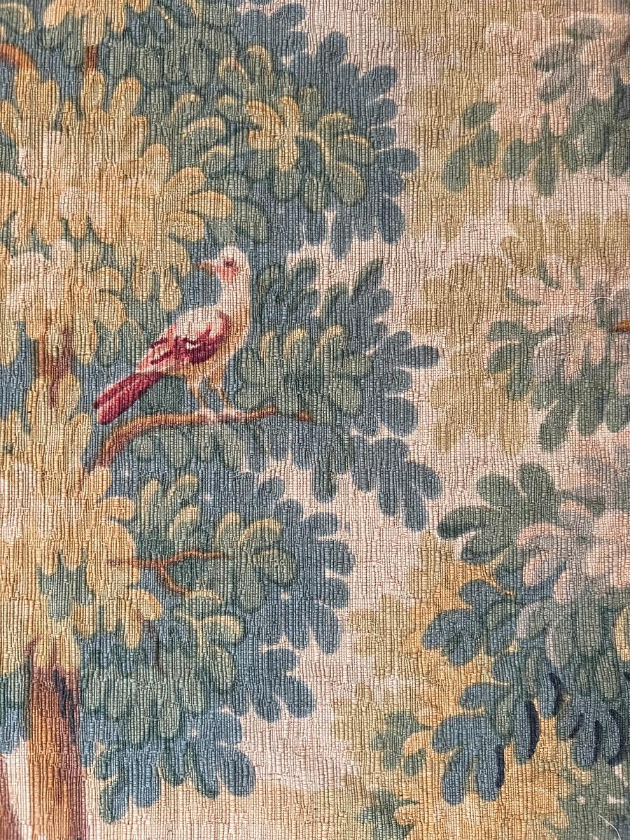 Verdure, réplique de tapisserie Aubusson 1940