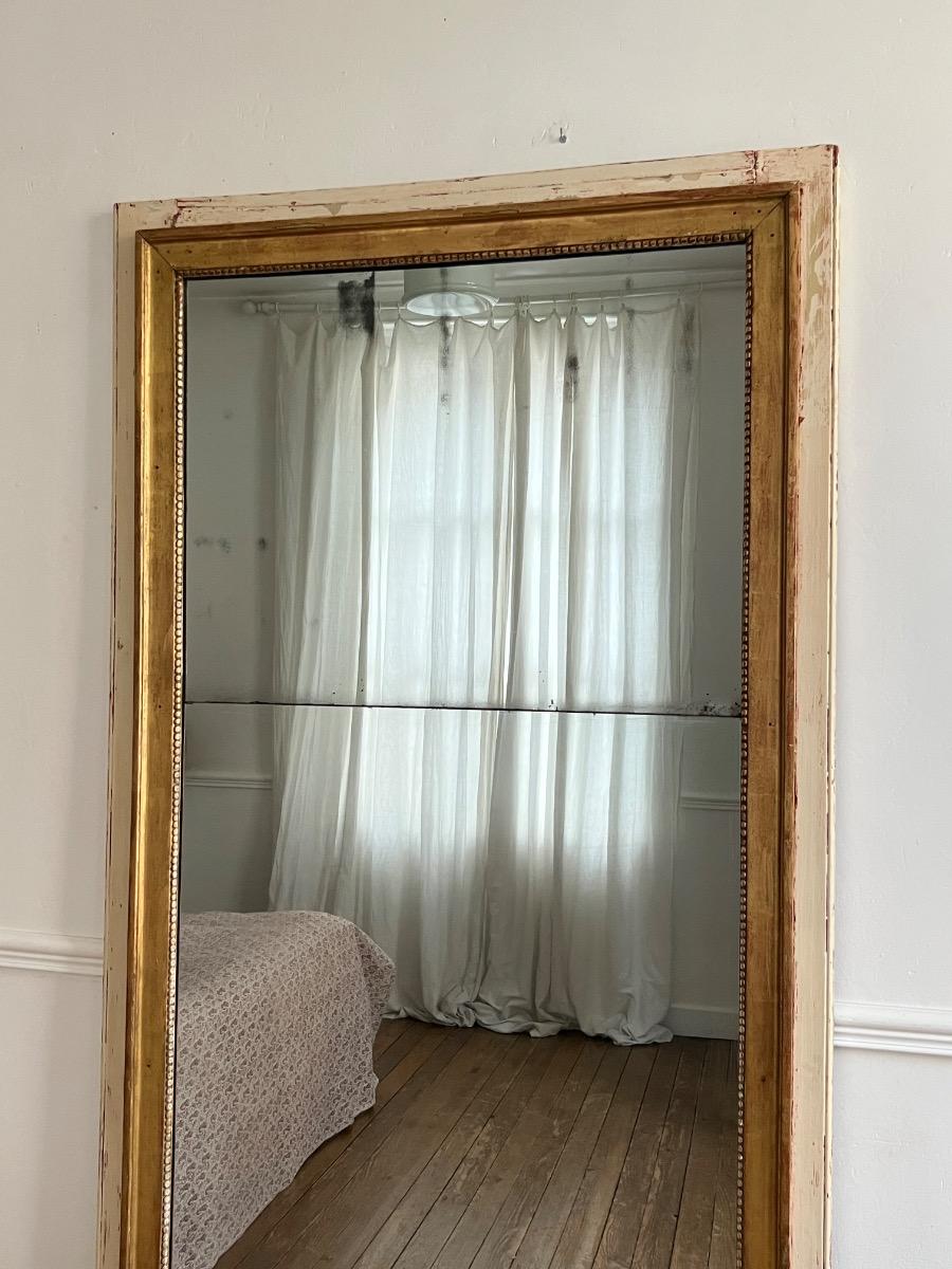 Important miroir XVIIIème mercure 