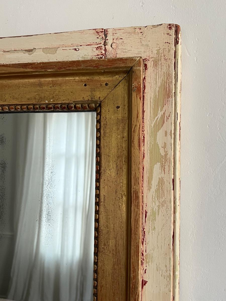 Important miroir XVIIIème mercure 