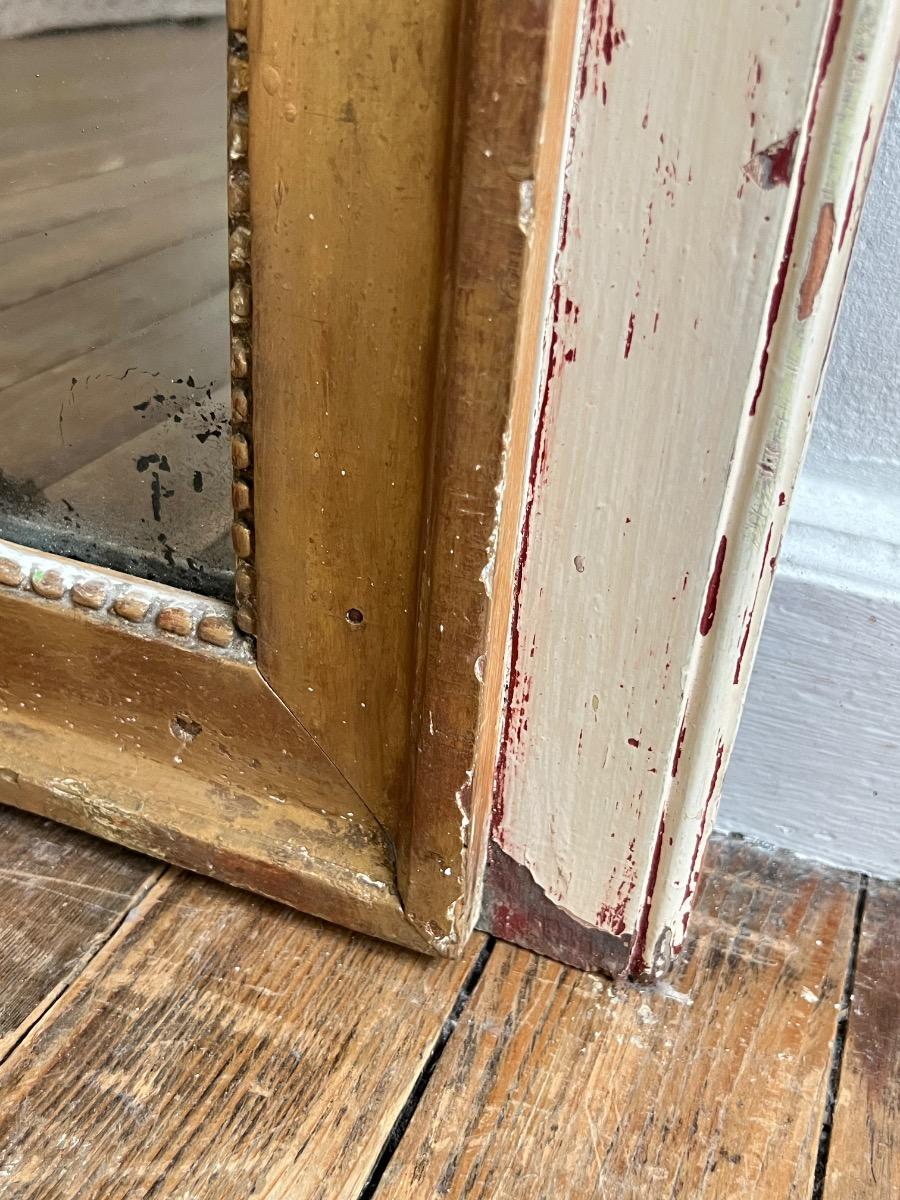 Important miroir XVIIIème mercure 